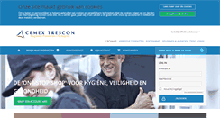 Desktop Screenshot of cemextrescon.nl